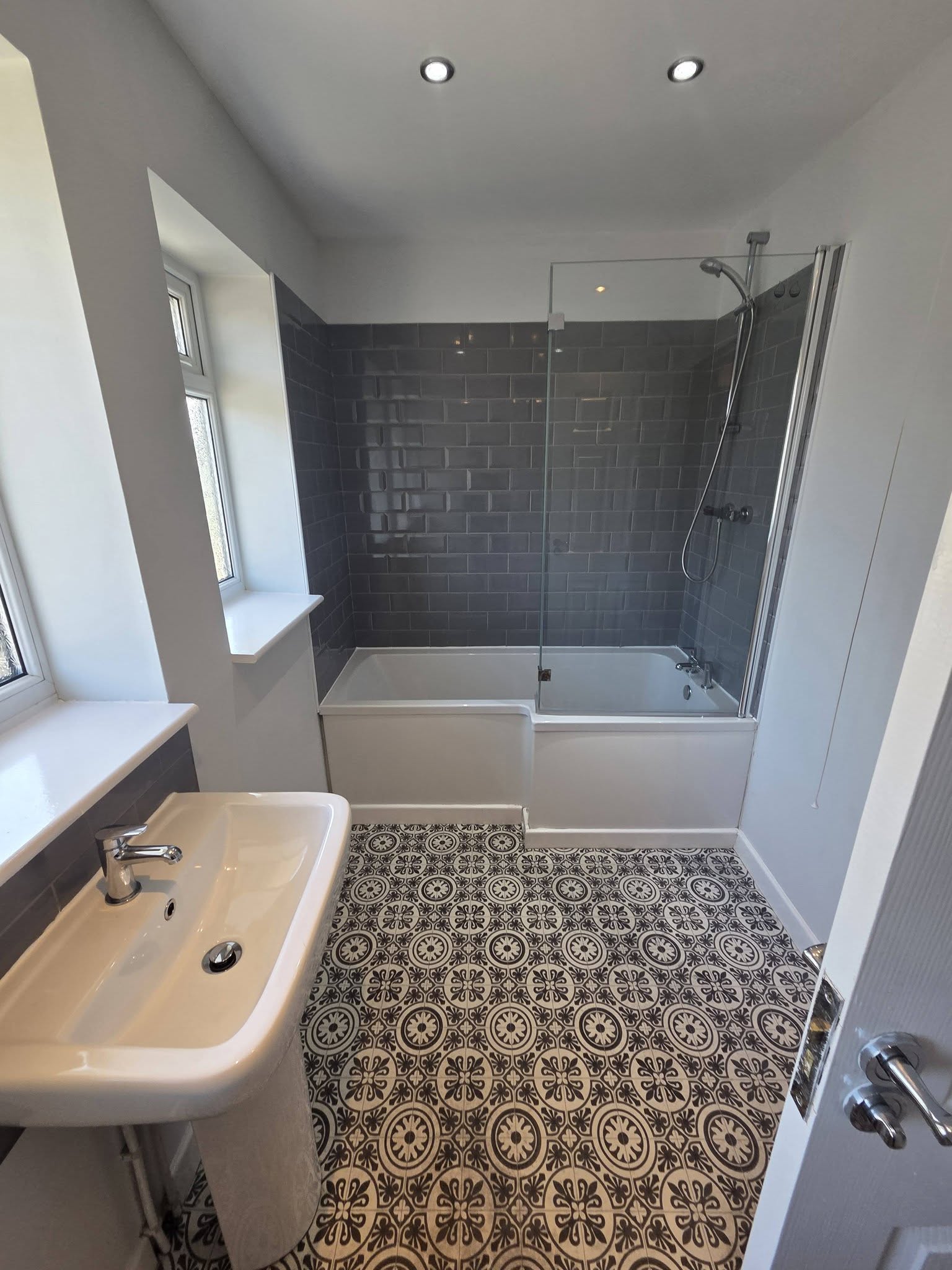 Clean bathroom